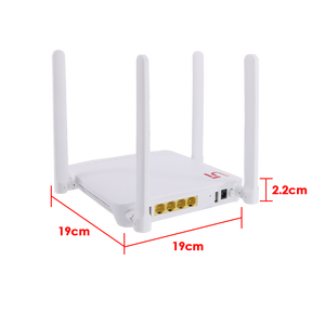 Sợi quang ONT 4ge + Wifi 2.4G & 5.8G 2 tần số Tương thích với Hw OLT xp6483 xpon <span class=keywords><strong>onu</strong></span> cho UPC APC FTTH & mạng GPON epon <span class=keywords><strong>onu</strong></span> ONT - Product Image 2