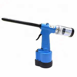 Hot sale long nozzle automatic blind rivet feeder pneumatic riveting machine gun air riveter