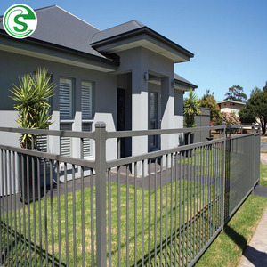 Tùy Chỉnh Vườn Sắt Hàng Rào Rèn Hình Dạng Nhà Sân Các Tòa Nhà Trang Trí Hình Ống Hàng Rào Tấm Ngoài Trời - Product Image 2