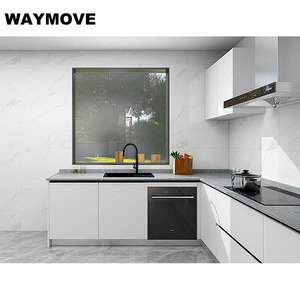 Gabinetes de Cocina Modernos Modulares Blancos WAYMOVE, Solución de Almacenamiento Elegante, Puerta de Acrílico Lacado, Grifo, Fregadero, Bisagra, Cajón - Product Image 5