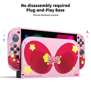 เคสป้องกัน BJBT Kawaii สีชมพู สำหรับ <span class=keywords><strong>Nintendo</strong></span> <span class=keywords><strong>Switch</strong></span> 2 <span class=keywords><strong>OLED</strong></span> 1  ฝาครอบเปลี่ยนทดแทนแบบแข็งทำจาก PC สำหรับตัวเครื่องคอนโซล - Product Image 6