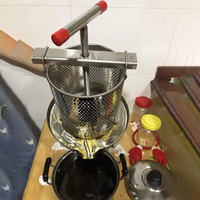 Petite presse à cire domestique en acier inoxydable presse à sucre déshydrateur de maille de fruits et légumes presse à miel manuelle