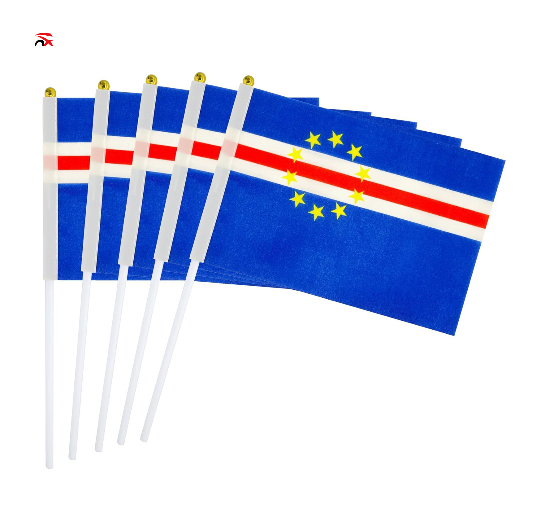 Bandera de mano de Cabo Verde