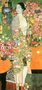 ภาพวาดสีน้ำมันตกแต่งลายทองคำเปลวสไตล์กุสตาฟ คลิมท์ สำหรับตกแต่งห้องนั่งเล่น/ผนังโรงแรม สไตล์คลิมท์สุดหรูหราแบบเวียนนา - Product Image 2