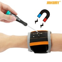 Bracelet magnétique de haute qualité, robuste, en tissu Oxford écologique, modèle JM-X5, certifié CE, pour le rassemblement de vis, clous et forets
