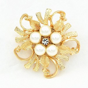 เครื่องประดับแฟชั่น เข็มกลัดมุกประดับเพชร เข็มกลัดเสื้อผ้าประดับเพชร - Product Image 2