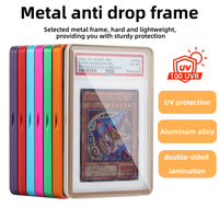 Protection UV à 100 %, plaque métallique en alliage d'aluminium pour pare-chocs dégradé Pokémon pour cartes gradées avec indice PSA
