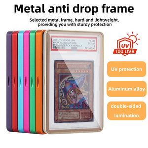 Protection UV à 100 %, plaque métallique en alliage d'aluminium pour pare-chocs dégradé Pokémon pour cartes gradées avec indice PSA - Product Image 4