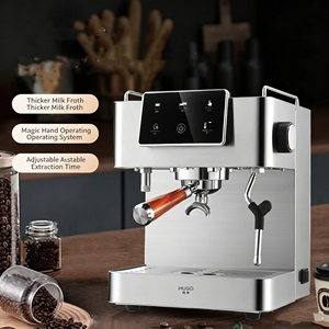 Machine à expresso semi-automatique professionnelle à haute extraction avec écran tactile électronique, cafetière italienne à commande tactile automatique - Product Image 2