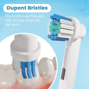 Têtes de brosse à dents électriques à poils doux, têtes de rechange pour un meilleur nettoyage et des soins dentaires sains - Product Image 5