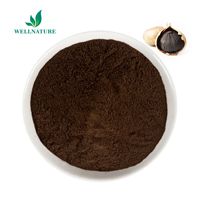 Fabriek Zwart Knoflookpoeder Prijs 1-5% Allicine Poeder Kopen Zwarte Knoflook