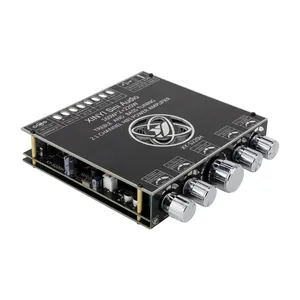 Placa Amplificadora de 2.1 Canales XY-S220H TDA7498, Módulo Amplificador de Subwoofer de 160W×2+220W con Control de Agudos y Graves, Actualización para T - Product Image 1