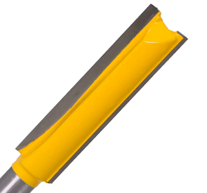 L-N196 1 pièce 8mm tige <span class=keywords><strong>longue</strong></span> lame droite mèche de toupie 1/2 pouce pointe double cannelures mèches de coupe - Product Image 6