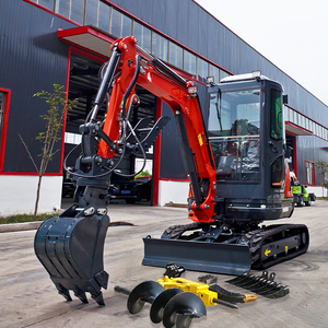 Engins de terrassement Mini pelle de 2 tonnes Godet de grande capacité avec moteur diesel Creusant l'utilisation agricole - Product Image 3