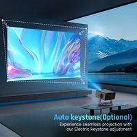 Venta al por mayor OEM 4K Smart C30B Rohs pantalla proyector Gaming 150 pulgadas 4K interior Led Tablet con proyector de holograma 3D para películas