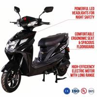 Moped Électrique à Bas Prix et Haute Vitesse 2000W 3000W, Scooter Électrique Puissant 80km/h pour la Livraison