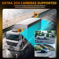 AlwayCare Commercial 4CH AI Dashcam Mobile DVR 1080P 4G WiFi 1TB GPS CMSV6 Gestion de flotte Sécurité du conducteur Enregistreur vidéo double