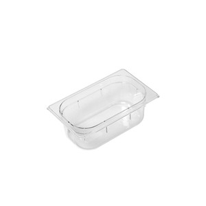 Recipiente para Alimentos de Policarbonato GN 1/4, 26.5 × 16.5 × 15 h cm, sin Tapa, -100/+100 ° C - Product Image 1