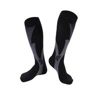 Chaussettes de compression grande taille pour le sport et la course, longues, respirantes, pour mollets larges, hauteur genou