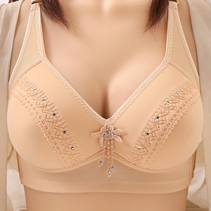 Bella schiena comoda reggiseno grande grande <span class=keywords><strong>taglia</strong></span> sottile Push-Up ausiliario per la regolazione del <span class=keywords><strong>seno</strong></span> tinta unita - Product Image 4