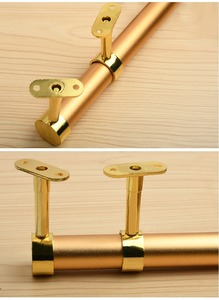 Support de tringle de penderie en alliage d'aluminium pour armoire, quincaillerie de meubles personnalisée, vente chaude - Product Image 3