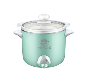 Sorge 1,2 L Elektrischer Programmierbarer Edelstahl Digitaler Smart Slow Cooker mit Keramik-Innentopf und Gehärtetem Glasdeckel Energieeffizienzklasse - Product Image 3