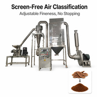Machine à moudre super fine en acier inoxydable SUS304 pour aliments, épices, céréales, herbes