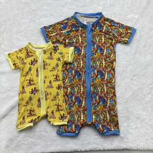 Grosir Baju Tidur Bayi Model Romper Resleting Ganda, Set Piyama Bayi Bahan Bambu Custom, Paket Piyama Bayi Bambu Rts - Product Image 6