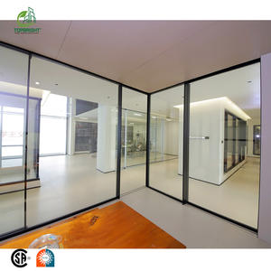 Top밝은 현대 지능형 전기 슬라이딩 유리 파티션 도어 단열 사무실 상업용 5 년 보증 - Product Image 2