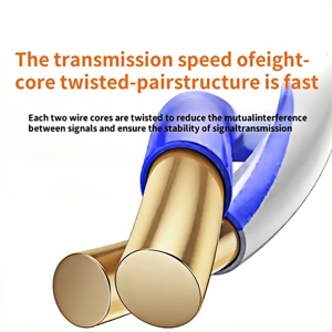Câble Ethernet SFTP en cuivre Xunfa Cat7 pour extérieur, fibre optique, 305 m, connecteur RJ45, certifié CE - Product Image 4