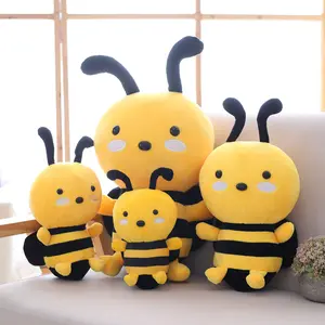 꿀벌 봉제 인형 동물 박제 봉제 꿀 꿀벌 장난감 아이 귀여운 부드러운 꿀벌 장난감 어린이 소년 소녀 생일 선물