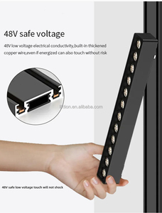 Tuya ZigBee 24V 6Mm Siêu Mỏng Mỏng Mini Hệ Thống Chiếu Sáng 48V LED Đèn Tại Chỗ Bề Mặt Siêu Mỏng Từ Theo Dõi Ánh Sáng Hệ Thống Đường Sắt - Product Image 5