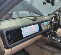 Système de navigation GPS autoradio Android Krando 24,6 pouces pour Porsche Cayenne 2011-2017, écran LCD, modification de l'intérieur de la voiture