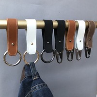 Crochets de ceinture en cuir de vache sur mesure en gros, crochets de pantalon, présentoirs de magasin de vêtements, crochets pour jeans pour hommes et femmes pour costume