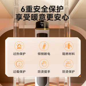 Chauffage par ventilateur au graphène Midea NFT-GJR, zone de chauffage de 50 m² avec minuterie et fonction préréglée - Product Image 1