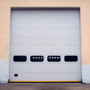 <span class=keywords><strong>Porte</strong></span> de <span class=keywords><strong>garage</strong></span> industrielle <span class=keywords><strong>sectionnelle</strong></span> coulissante automatique électrique HEXION, isolation thermique, haute résistance au feu, installation facile, acier inoxydable - Product Image 1
