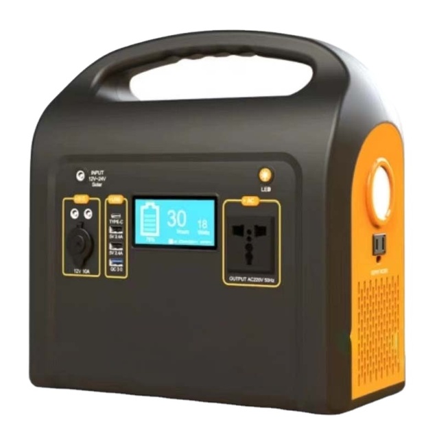 1000WH Power Station Portable Power Station, 110V/220V AC Outlet Portable Solar Generator PD Energy Storage Power Supply
