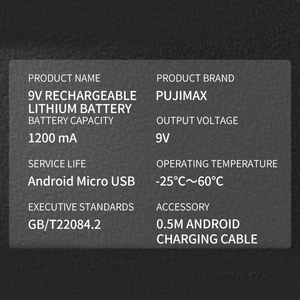 Pujimax Nhà Máy Bán Buôn Giá 1200MAh Có Thể Sạc Lại Pin Gói <span class=keywords><strong>9</strong></span> <span class=keywords><strong>Volt</strong></span> Lithium Pin Gói Lithium Ion Pin Cho Đồ Chơi Nhà - Product Image 6