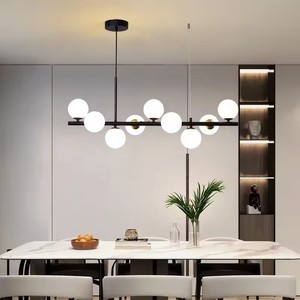 Nordique Moderne Led Pendentif Or Lumière Boule De <span class=keywords><strong>Verre</strong></span> Lampe Suspendue pour Cuisine Salon Salle À Manger <span class=keywords><strong>Suspension</strong></span> <span class=keywords><strong>Luminaire</strong></span> Conception - Product Image 4
