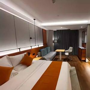 Prix de gros d'usine, ensemble de chambre à coucher pour hôtel et appartement, table de chevet en bois, canapé, design moderne, usage commercial - Product Image 2