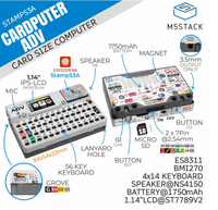 M5Stack Cardputer-Adv StampS3A Carte informatique programmable à 56 touches pour développement