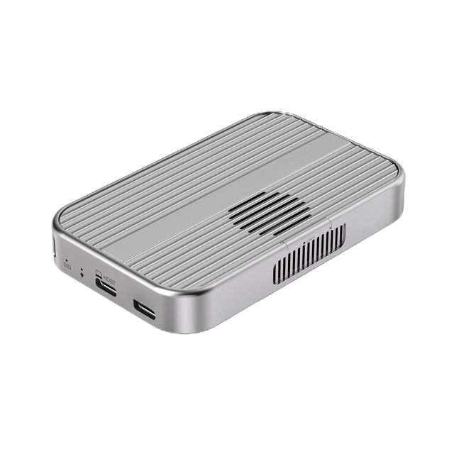 Thunderbolt 5 M.2 NVMe 80Gbps Aluminum Enclosure Supports 2230/2242/2260/2280 8TB External SSD/HDD USB-C Docking Station