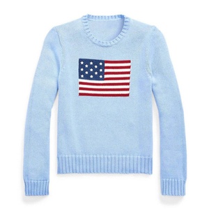 <span class=keywords><strong>Pull</strong></span> en maille pour <span class=keywords><strong>femme</strong></span> avec logo personnalisé OEM, 100% coton, <span class=keywords><strong>drapeau</strong></span> américain, tricot jacquard, motif tricoté, <span class=keywords><strong>pull</strong></span> d'hiver pour <span class=keywords><strong>femme</strong></span> - Product Image 3