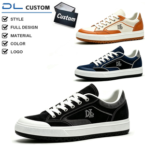 Zapatillas Casuales de Skateboard para Hombre, Retro, de Cuero Genuino, con Cordones, de Caña Baja, con Aumento de Altura, Estilo Barefoot - Product Image 1
