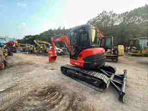 Mini-excavatrice de marque supérieure Good Heath 3 tonnes Chenille Top Brand Kx U55 à vendre - Product Image 6