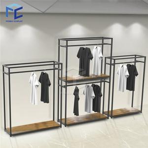 Unique Design Metal Stable Floor Standing <strong>Used</strong> <strong>Clothing</strong> <strong>Display</strong> <strong>Racks</strong> for Sale - Product Image 2