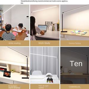 Lampada da Scrivania LED Moderna a Spettro Completo Protezione Occhi per Studenti Luce da Tavolo Dimmerabile Nera Elettrica per Ufficio Lettura CRI 90 3000K-6000K - Product Image 5