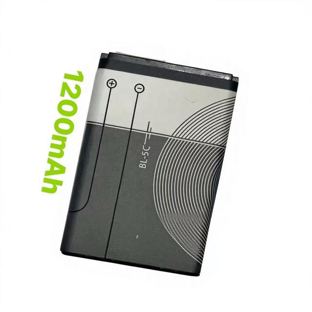 New OEM Brand BL-5C 1200mAh Li-ion Polymer Battery Cell 3.7v for Mobile Phone Battery in Stock