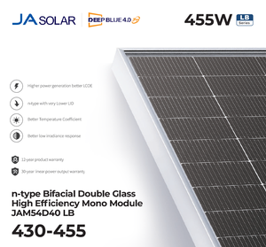 Si Paneles solares Topcon N tipo 430W 435W 440W 445W 450W 455W Marco trasero Paneles solares <span class=keywords><strong>jasolar</strong></span> PV paneles - Product Image 2