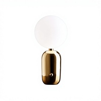 Lampe de table moderne et simple de style nordique, design de créateur, boule de verre de luxe pour salon, commande intelligente